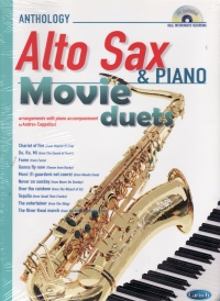 Anthology Alto Sax & Piano Movie Duets Book/cd Sheet Music Songbook