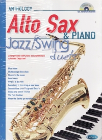 Anthology Alto Sax & Piano Jazz/swing Duets Bk/cd Sheet Music Songbook