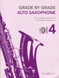 Grade By Grade Alto Saxophone Grade 4 Way + Cd Sheet Music Songbook