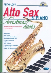 Anthology Alto Sax & Piano Christmas Duets Bk/cd Sheet Music Songbook