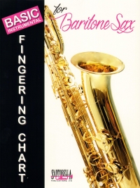 Basic Instrumental Fingering Chart Baritone Sax Sheet Music Songbook