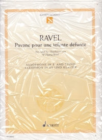 Ravel Pavane Pour Une Infante Defunte Eb Sax & Pf Sheet Music Songbook