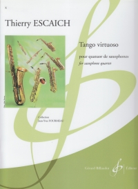 Escaich Tango Virtuoso Saxophone Sheet Music Songbook