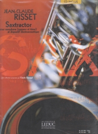 Risset Saxtractor Soprano Sax Book & Cd Sheet Music Songbook