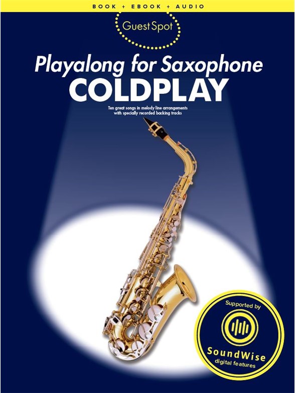 Guest Spot Coldplay Alto Sax Book + Online Sheet Music Songbook