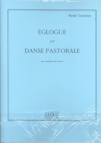 Corniot Eglogue Et Danse Pastorale Alto Sax & Pf Sheet Music Songbook