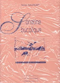 Sauguet Sonatine Bucolique Alto Sax & Piano Sheet Music Songbook