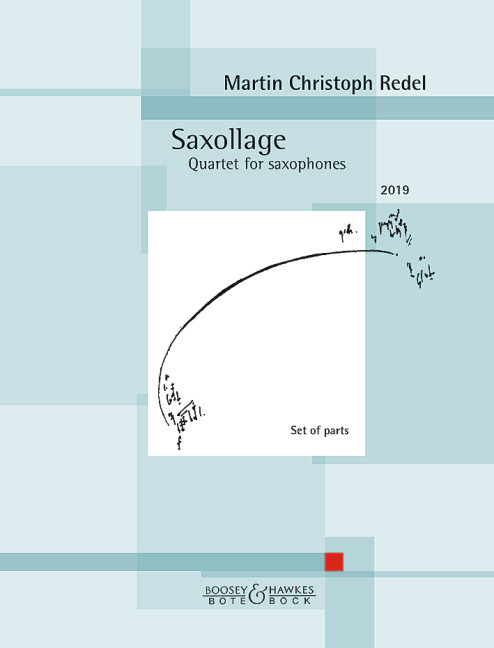 Redel Saxollage Op94 Sax Quartet Satbar Parts Sheet Music Songbook