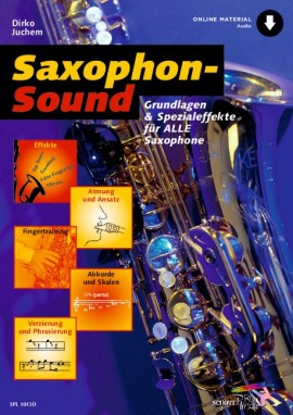 Saxophon-sound Juchem Book & Online Audio Sheet Music Songbook