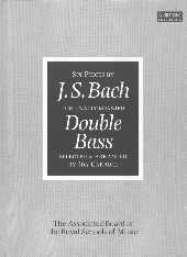 Bach Six Pieces Unaccompanied Double Bass Carroll Sheet Music Songbook
