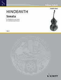 Hindemith Sonata Double Bass And Piano Sheet Music Songbook
