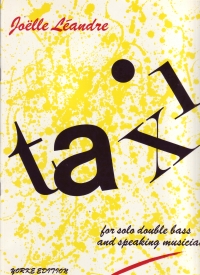 Taxi Joelle Leandre Double Bass Sheet Music Songbook