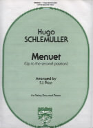 Schlemueller Our Soldiers (menuet) Double Bass Sheet Music Songbook