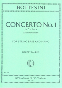Bottesini Concerto No 1 Double Bass Piano Sheet Music Songbook
