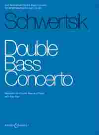 Schwertsik Ein Empfindsames Konzert D Bass & Piano Sheet Music Songbook