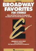 Broadway Favourites Strings Conley String Bass Sheet Music Songbook