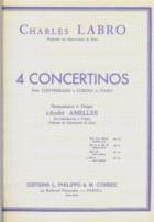 Labro Concertino No4 Op33 Ameller Double Bass & Pf Sheet Music Songbook