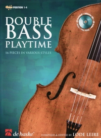 Double Bass Playtime Leire Book&cd Sheet Music Songbook