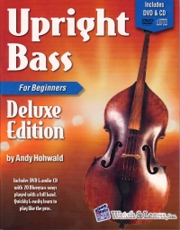 Upright Bass For Beginners Deluxe Howald Dvd & Cd Sheet Music Songbook