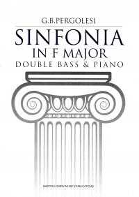 Pergolesi Sinfonia In F Elliott Double Bass & Pf Sheet Music Songbook