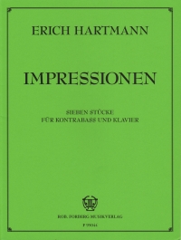 Hartmann Impressions Double Bass & Piano Sheet Music Songbook