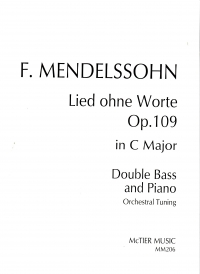 Mendelssohn Songs Without Words Op 109 Orch Tuning Sheet Music Songbook