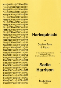Harrison Harlequinade Double Bass & Piano Sheet Music Songbook
