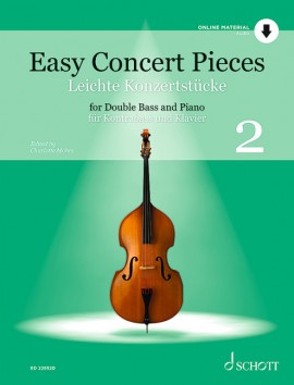 Easy Concert Pieces Vol. 2 Double Bass + Online Sheet Music Songbook