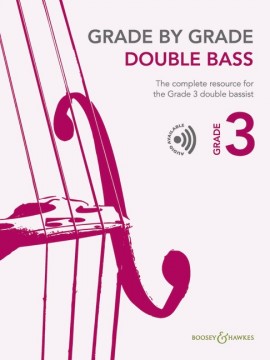 Grade By Grade Double Bass Grade 3 Elliott + Audio Sheet Music Songbook