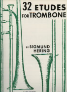Hering 32 Etudes Trombone Sheet Music Songbook