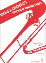 Reinhardt Selection Of Concone Studies Trombone Sheet Music Songbook