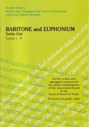 Scales & Arpeggios Bari/euph Sparke Gds 1-8 Treble Sheet Music Songbook
