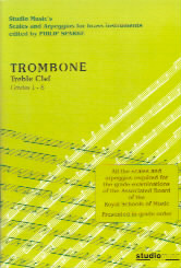 Scales & Arpeggios Trombone Sparke Gds 1-8 Treb Sheet Music Songbook