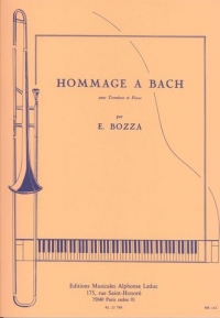 Bozza Hommage & Bach Trombone Sheet Music Songbook