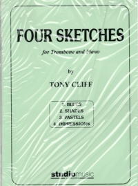 Cliff Four Sketches Trombone Sheet Music Songbook