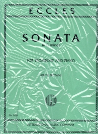 Eccles Sonata Gmin Trombone Sheet Music Songbook
