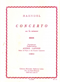 Handel Concerto Fmin Trombone Sheet Music Songbook