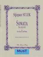 Sulek Sonata (vox Gabrieli) Trombone & Piano Sheet Music Songbook