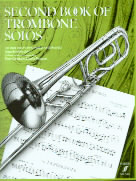Second Book Of Trombone Solos Bass/treble Clefs Sheet Music Songbook