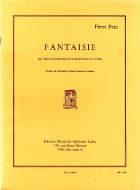 Pierre Petit Fantasie Bass Clef Trombone Sheet Music Songbook
