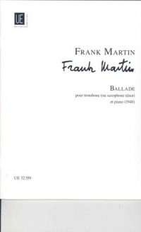 Martin Ballade Trombone Sheet Music Songbook