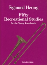 Hering 50 Recreational Studies Trombone Sheet Music Songbook