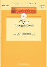 Corelli Gigue Trombone Bass Cd Solo Series Sheet Music Songbook