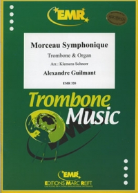 Guilmant Morceau Symphonique Ten Trombone & Organ Sheet Music Songbook
