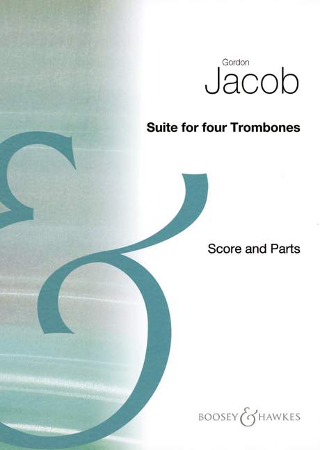 Jacob Suite For Four Trombones Score & Parts Sheet Music Songbook