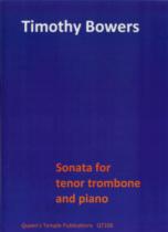 Bowers Sonata Tenor Trombone & Piano Sheet Music Songbook