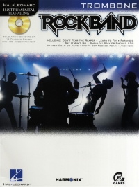 Rock Band Instrumental Play Along Trombone Bk & Cd Sheet Music Songbook