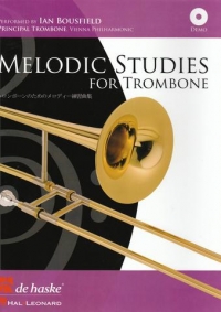 Melodic Studies For Trombone Moren Book & Cd Sheet Music Songbook