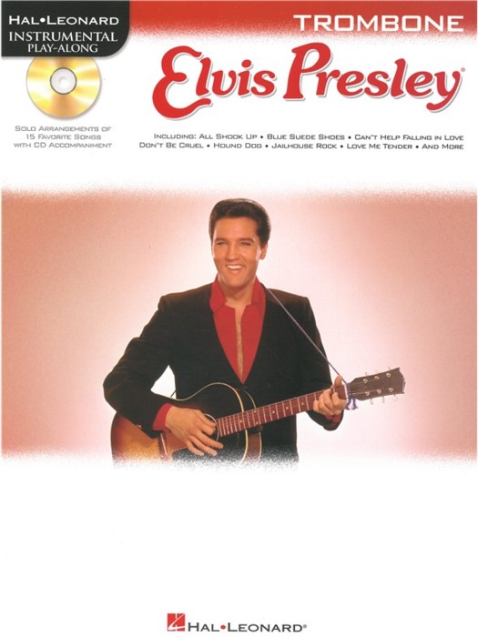 Elvis Presley Instrumental Play-along Trombone +cd Sheet Music Songbook