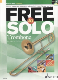 Free To Solo Trombone Book & Cd Sheet Music Songbook